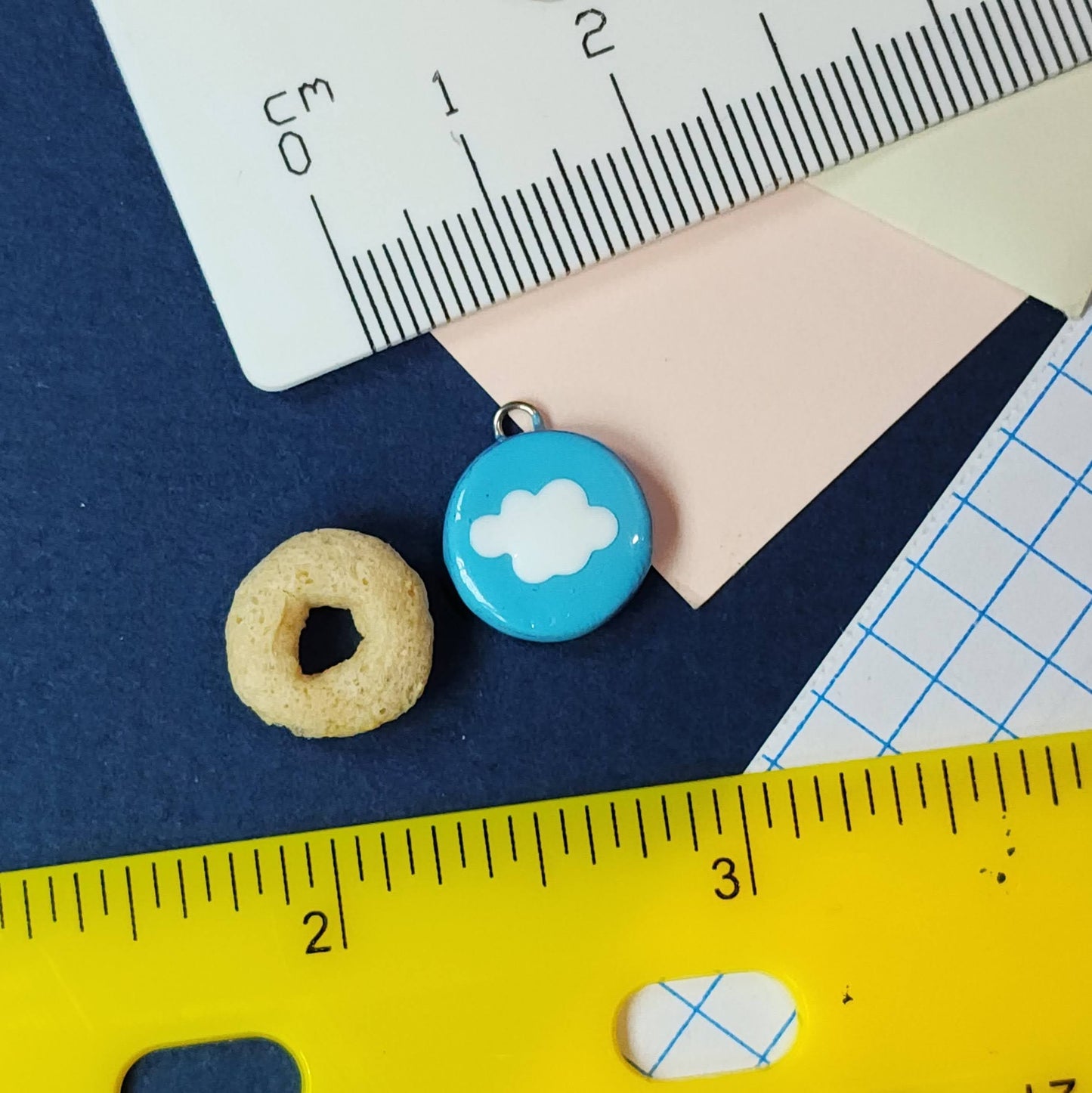 Mini NFC Charm - Handmade - Link to social profiles, pay me link, game invite or anywhere. Custom Personalized 13mm-15mm
