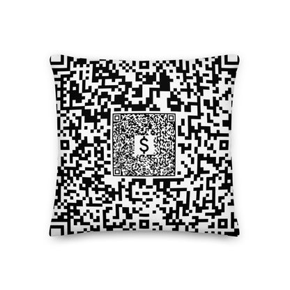 Fup Ayme Pillow QR Code | Scans to any link | Change Anytime