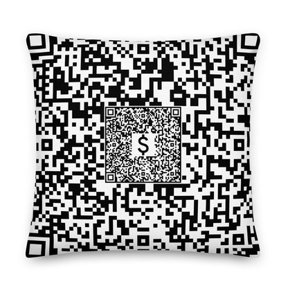 Fup Ayme Pillow QR Code | Scans to any link | Change Anytime