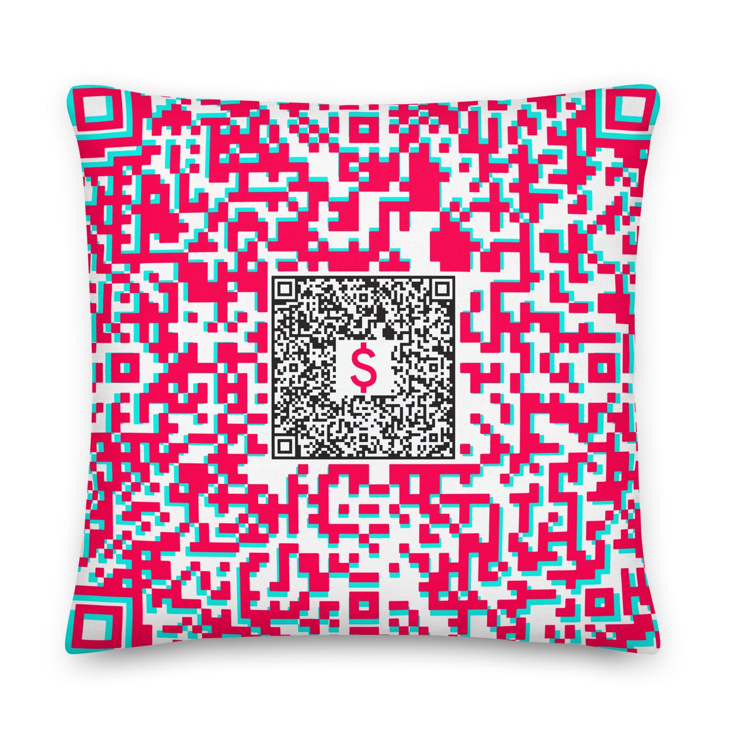 Fup Ayme Pillow QR Code | Scans to any link | Change Anytime