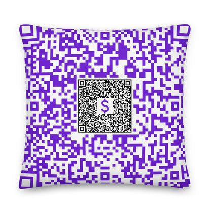 Fup Ayme Pillow QR Code | Scans to any link | Change Anytime