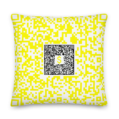 Fup Ayme Pillow QR Code | Scans to any link | Change Anytime