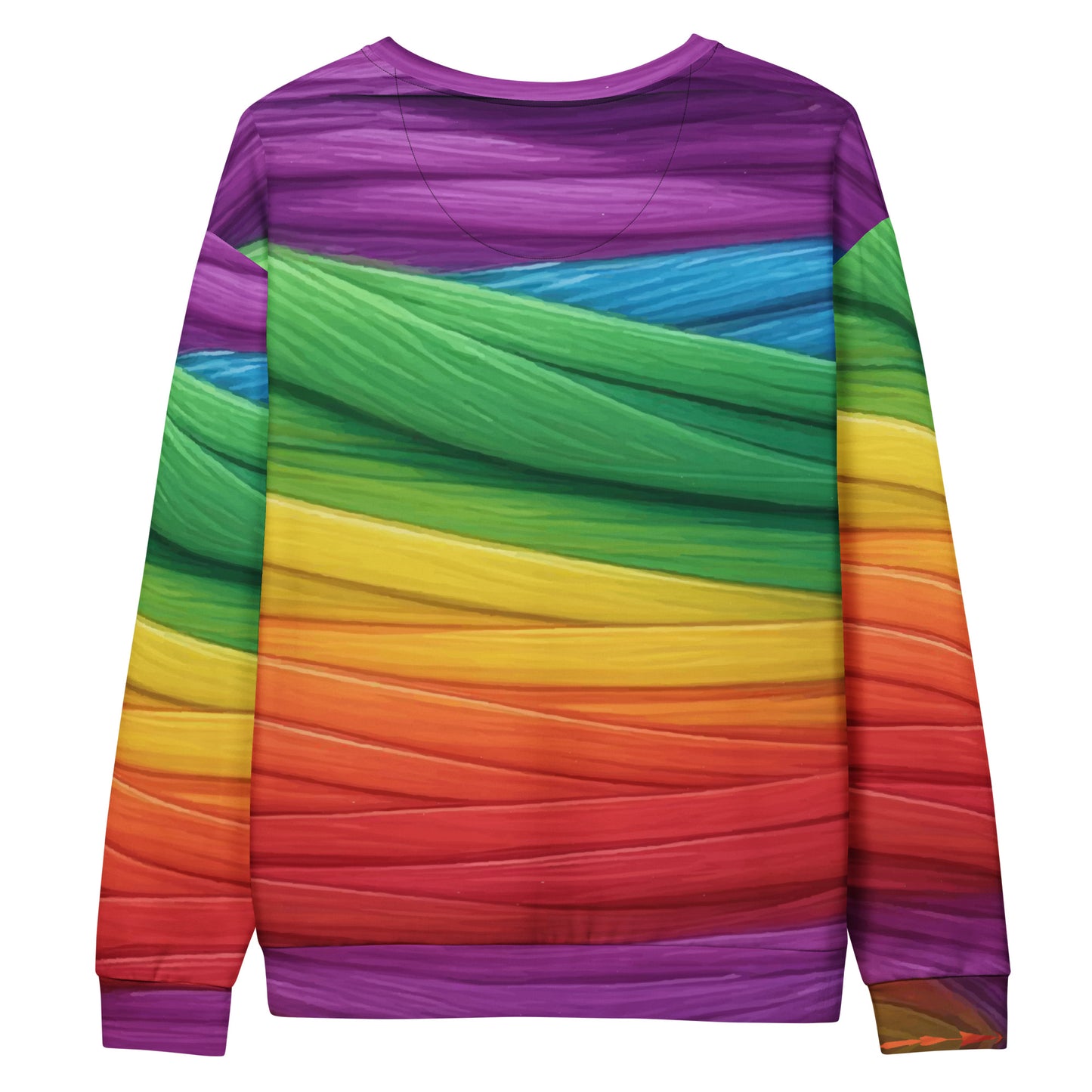 Mummy Wrap Costume Style - Unisex Sweatshirt - Rainbow Mummy Cat Dance