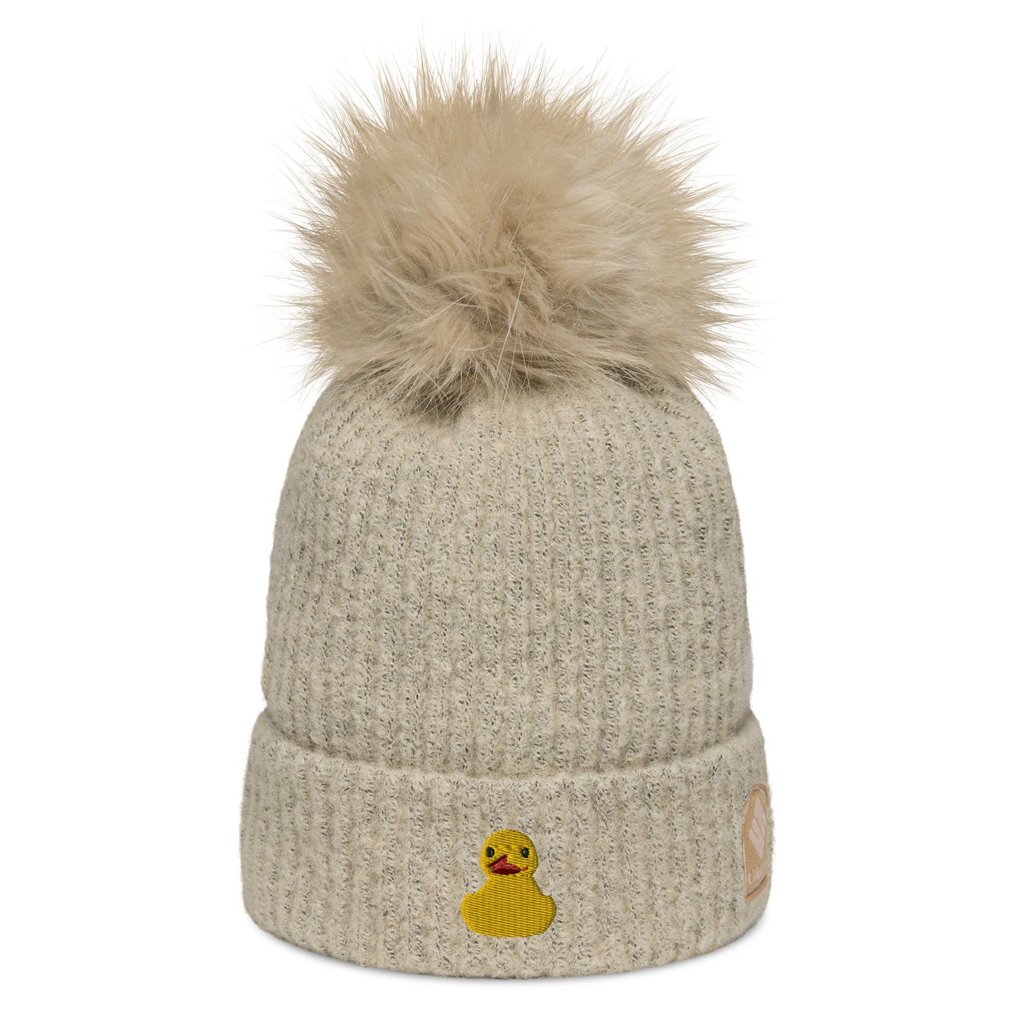 Rubber Duckies on the Dash Pom-Pom Beanie - Columbia