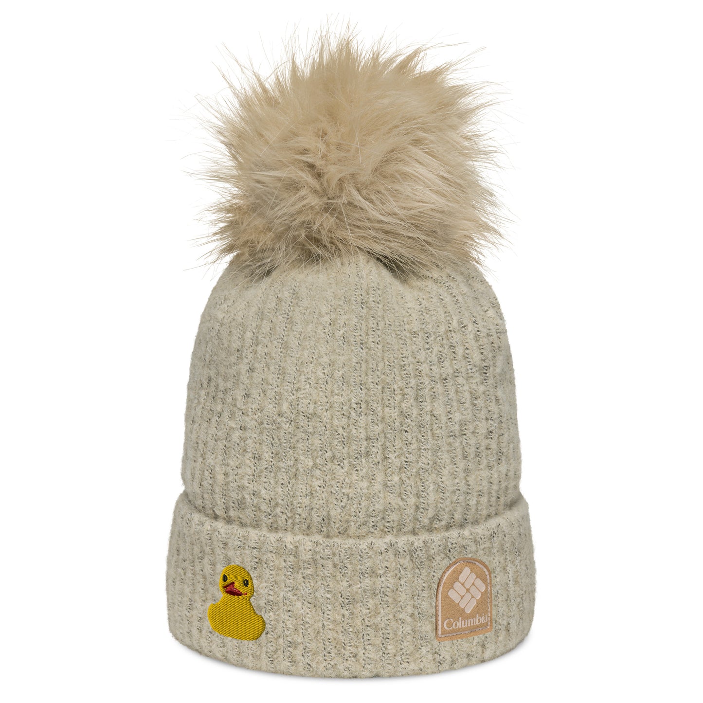 Rubber Duckies on the Dash Pom-Pom Beanie - Columbia