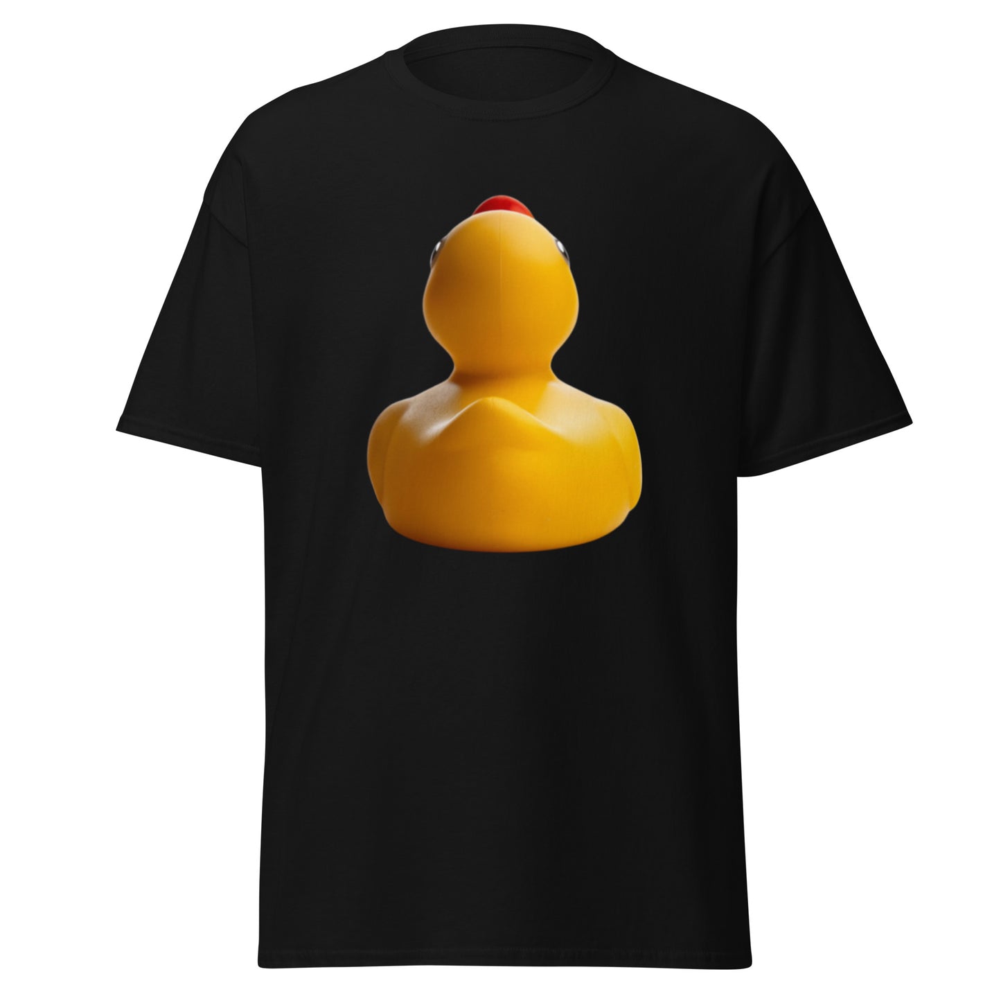 Back of Rubber duck on the front - Rubber Duckies on the Dash Tee Front - Rubber Ducky T-shirt