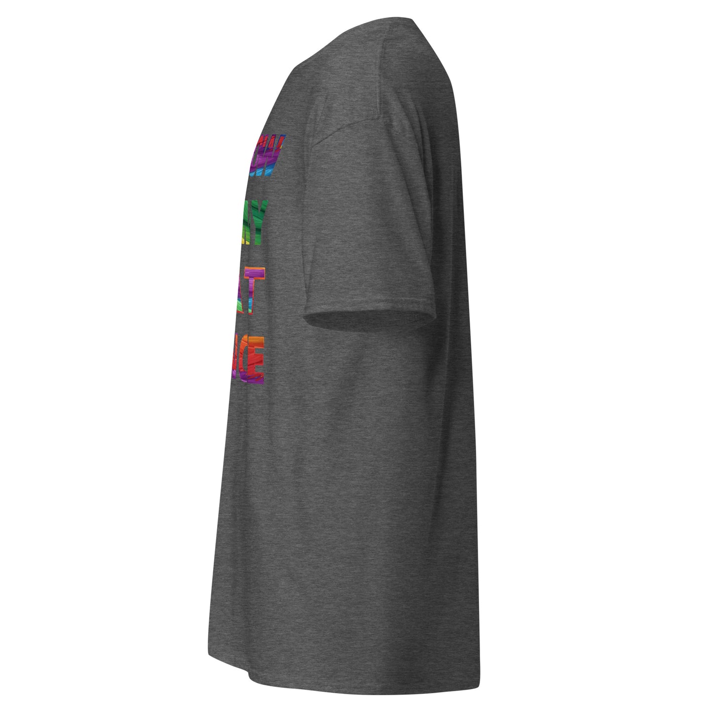 Text Only -  tee Rainbow Mummy Cat Dance