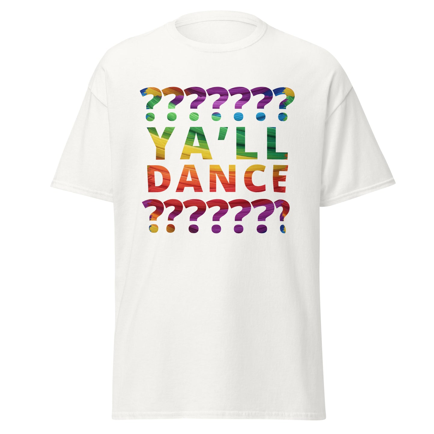 Ya'll Dance? Ya'll Dance! Tee Rainbow Mummy Cat Dance