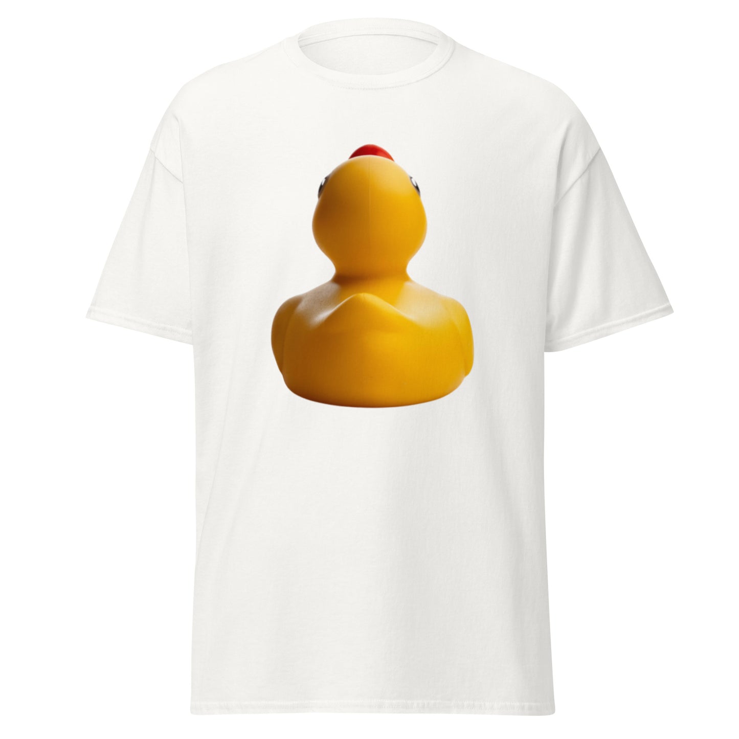 Back of Rubber duck on the front - Rubber Duckies on the Dash Tee Front - Rubber Ducky T-shirt